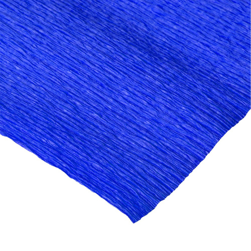 Бумага гофрированная (креповая) BRAUBERG, 32 г/м2, синяя, 50х250 см, в рулоне фото 4