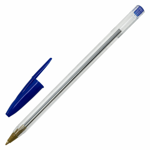 Ручка шариковая STAFF "Basic Budget BP-04", синяя, ВЫГОДНАЯ УПАКОВКА, КОМПЛЕКТ 50 штук фото 8