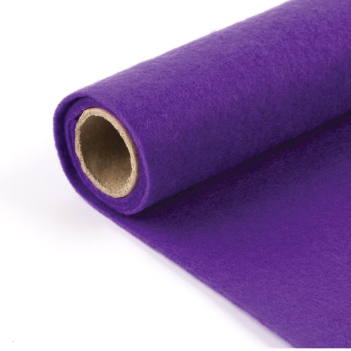 Цветной фетр для творчества в рулоне ОСТРОВ СОКРОВИЩ, 500х700 мм, толщина 2 мм, фиолетовый фото 4