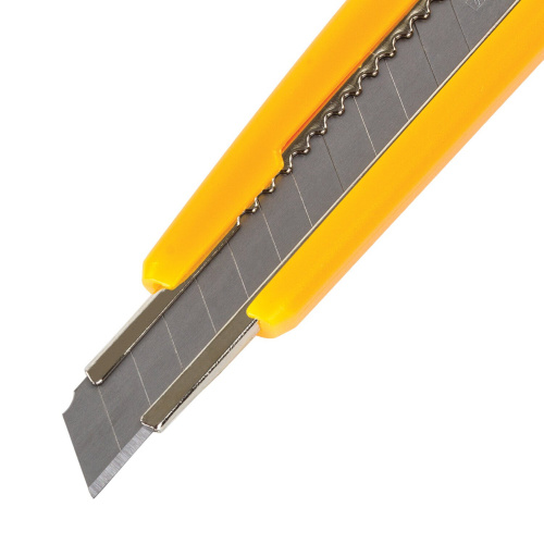 Нож канцелярский BRAUBERG "Standard", 9 мм, автофиксатор, корпус ассорти, блистер фото 7