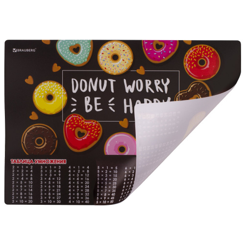 Настольное покрытие BRAUBERG "Donut", 46x33 см, А3+, пластик фото 3