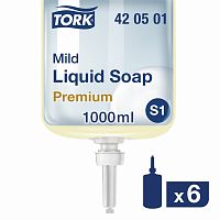 Картридж с жидким мылом одноразовый TORK Premium, 1 л