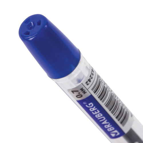 Ручка шариковая масляная с грипом BRAUBERG "Model-XL" ORIGINAL, линия письма 0,35 мм, синяя фото 6