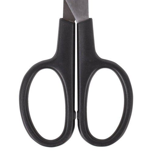 Ножницы BRAUBERG "Standard", 205 мм, черные, классической формы, 2-х сторонняя заточка фото 2
