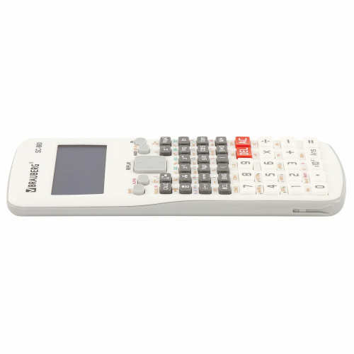 Калькулятор инженерный двухстрочный BRAUBERG, 417 функций, батарея, белый фото 6