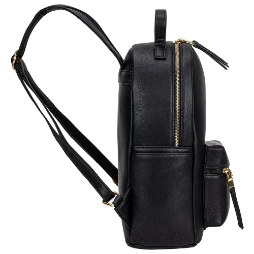 Рюкзак из экокожи BRAUBERG PODIUM, 34x25x13 см, женский, с отделением для планшета, черный фото 9