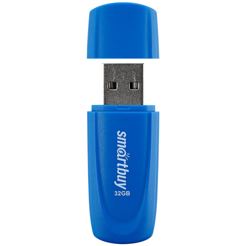 Флеш-диск 32GB SMARTBUY Scout USB 2.0, синий, SB032GB2SCB фото 6