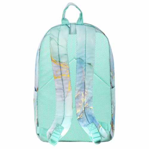 Рюкзак BRAUBERG DREAM универсальный с карманом для ноутбука, эргоном, Mint marble, 42, 271676 фото 4