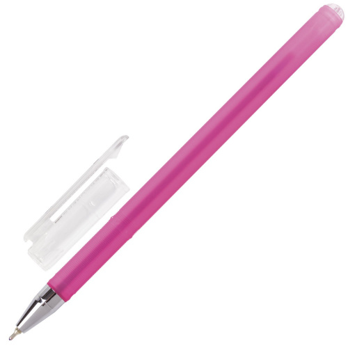 Ручка шариковая масляная BRAUBERG "FRUITY ST", корпус soft touch, линия письма 0,35 мм, синяя фото 9