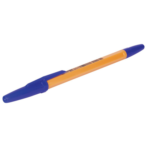 Ручка шариковая CORVINA (Италия) "51 Vintage", корпус оранжевый, линия письма 0,7 мм, синяя фото 9