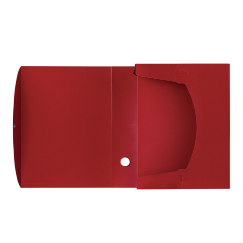 Короб архивный STAFF, 330х245 мм, 70 мм, пластик, разборный, до 750 листов, красный фото 8