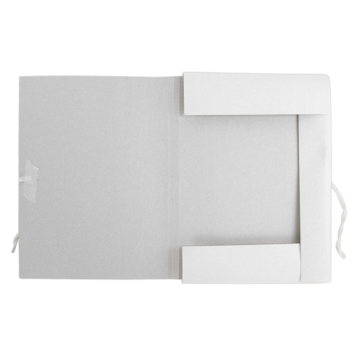 Папка для бумаг ОФИСМАГ, с завязками картонная мелованная, плотность 320 г/м2, до 200 л. фото 2