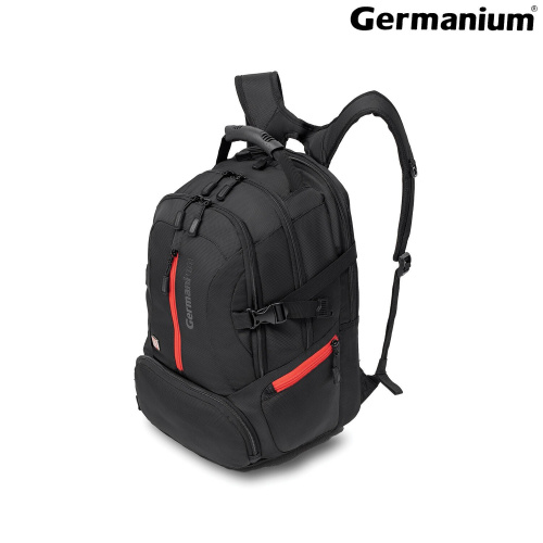 Рюкзак GERMANIUM "S-03", 46х32х26 см, универсальный, с отделением для ноутбука, черный