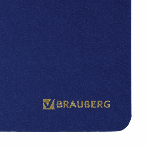 Планинг настольный недатированный BRAUBERG "Select", 305x140 мм , балакрон, 60 л., синий фото 6