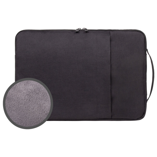 Чехол для ноутбука BRAUBERG "Option" 14'', 35,5х24х2,5 см, с ручкой и карманом, черный фото 7