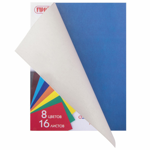 Цветная бумага ПИФАГОР "Мишка сладкоежка", А4, газетная, 16 л., 8 цв., на скобе, 200х283 мм фото 3