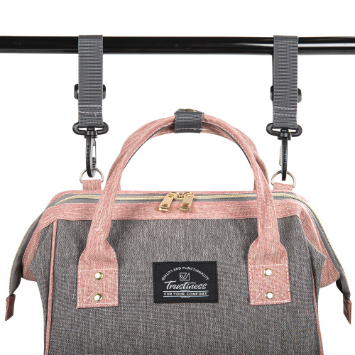 Рюкзак для мамы BRAUBERG MOMMY, 40x26x17 см, крепления на коляску, термокарманы, серый/бордовый фото 6