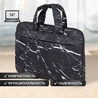Сумка-портфель BRAUBERG "Marble", 26х36х3 см, с отделением для ноутбука 14", 3 кармана
