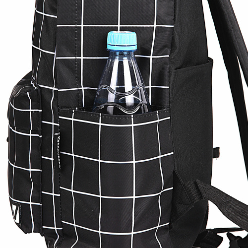 Рюкзак BRAUBERG POSITIVE универсальный, карман-антивор, "Checkered", 42х28х14 см, 271684 фото 2