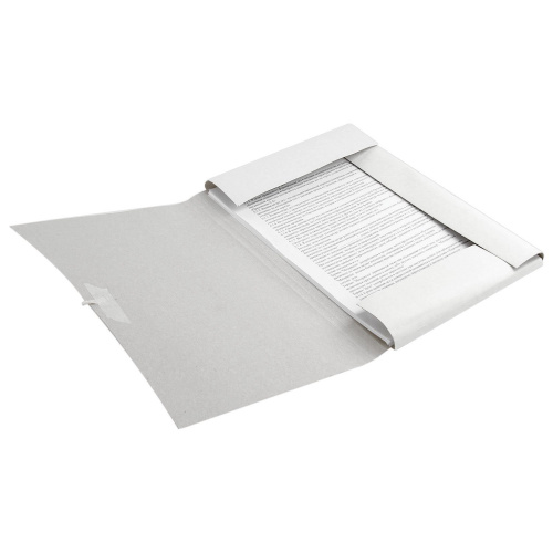Папка для бумаг ОФИСМАГ, с завязками картонная мелованная, плотность 320 г/м2, до 200 л. фото 5