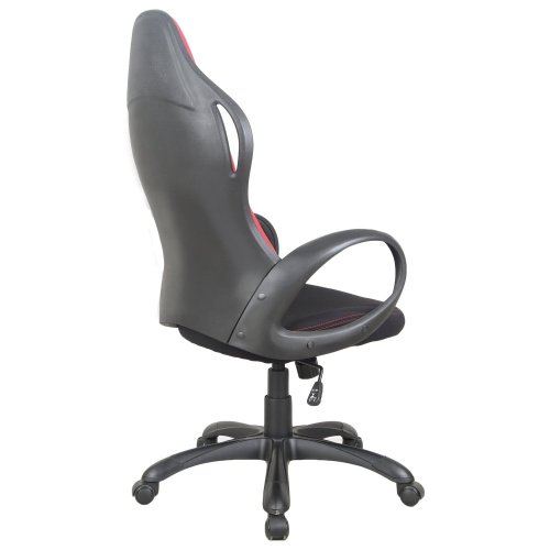 Кресло офисное BRABIX PREMIUM "Force EX-516", ткань, черное/вставки красные фото 2
