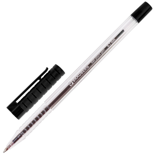Ручки шариковые BRAUBERG "Flash", 4 шт., узел 0,7 мм, линия письма 0,35 мм фото 3