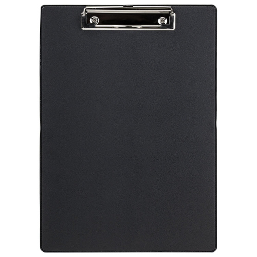 Доска-планшет STAFF, А4, с прижимом, картон/ПВХ, черная фото 2