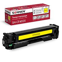 Картридж лазерный SONNEN для HP, LJ Pro M277/M252, 2300 страниц, желтый