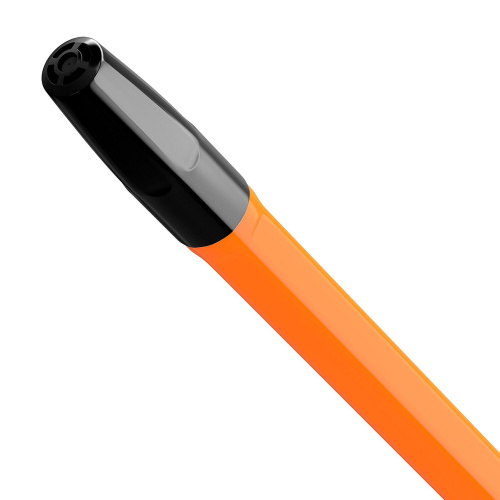 Ручка шариковая BRAUBERG "M-500 ORANGE", корпус оранжевый, линия письма 0,35 мм, черная фото 8