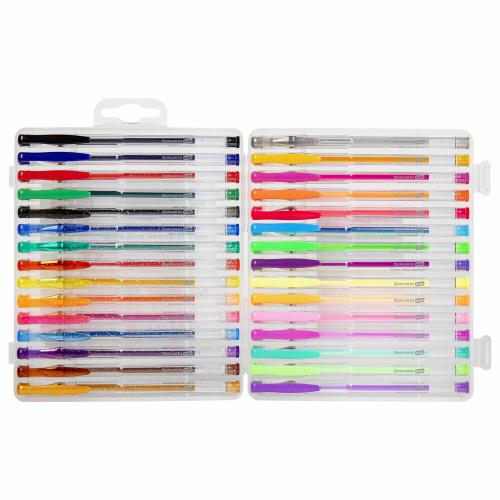 Ручки гелевые BRAUBERG KIDS "FRUITS", 30 цв, линия письма 0,5 мм, ароматизированные фото 5