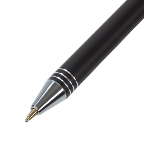 Ручка подарочная шариковая BRAUBERG Magneto, корпус черный, линия письма 0,5 мм, синяя фото 6