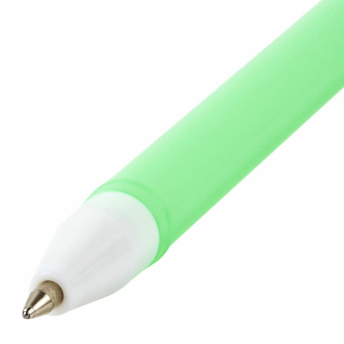Ручка с топпером шариковая ЮНЛАНДИЯ "Цветущий кактус", корпус ассорти, пишущий узел 0,7 мм, синяя фото 5