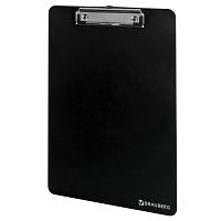 Доска-планшет BRAUBERG "SOLID", А4, 2 мм, с прижимом, пластик, черная