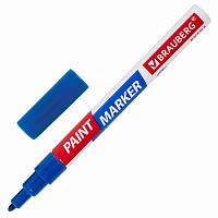 Маркер-краска лаковый BRAUBERG EXTRA (paint marker), 2 мм, синий
