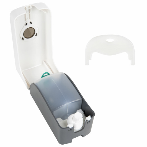 Дозатор для мыла-пены ULTRA LAIMA PROFESSIONAL, 0,5 л, белый, ABS-пластик фото 8