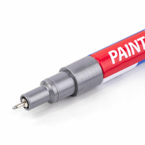 Маркер-краска лаковый BRAUBERG EXTRA (paint marker), 1 мм, серебряный фото 6