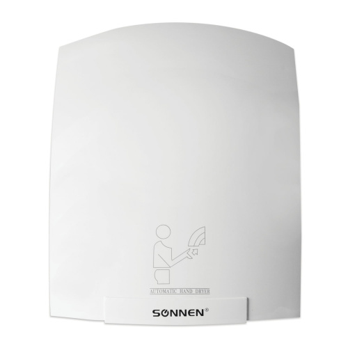 Сушилка для рук SONNEN HD-688, 2000 Вт, пластиковый корпус, белая фото 2