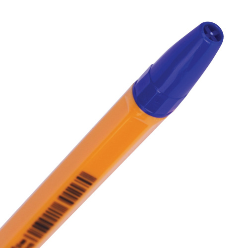 Ручка шариковая CORVINA (Италия) "51 Vintage", корпус оранжевый, линия письма 0,7 мм, синяя фото 2
