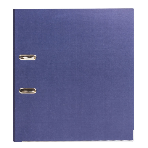 Папка-регистратор BRAUBERG "ECO", 75 мм, синяя фото 9