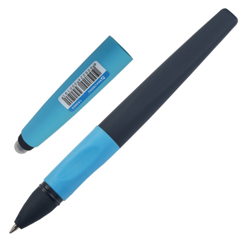 Ручка стираемая гелевая с эргономичным грипом BRAUBERG REPEAT, линия письма 0,5 мм, синяя фото 8