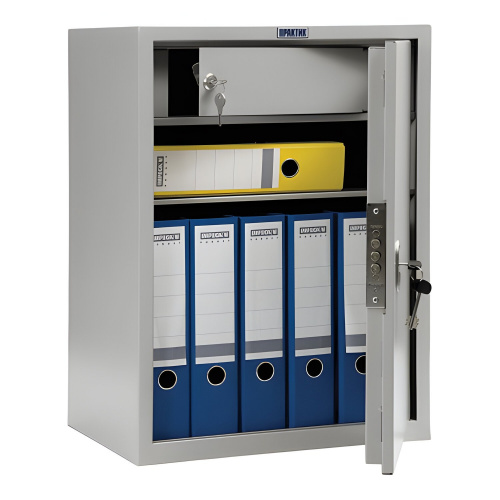 Шкаф металлический для документов AIKO, 630х460х340 мм, 17 кг, светло-серый фото 2