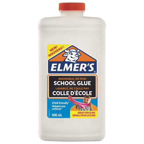 Клей для слаймов ПВА ELMERS "School Glue", 946 мл (7-8 слаймов)