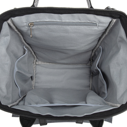 Рюкзак для мамы BRAUBERG MOMMY, 41x24x17 см, крепления для коляски, термокарманы, серый фото 10
