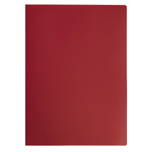 Папка на 4 кольцах STAFF, 25 мм, 0,5 мм, до 170 листов, красная фото 6