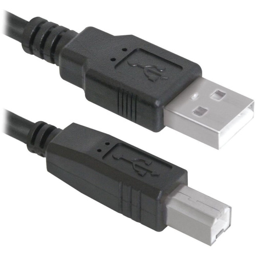 Кабель DEFENDER, USB 2.0 AM-BM, 1,8 м, для подключения принтеров, МФУ и периферии