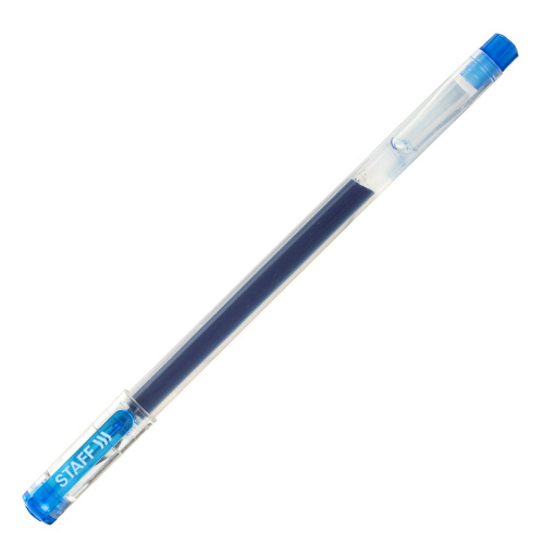 Ручка гелевая STAFF "BRILLIANCE", длина письма 1000 м, линия письма 0,35 мм, синяя фото 6