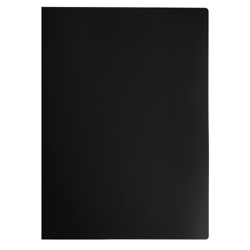 Папка на 4 кольцах STAFF, 25 мм, 0,5 мм, до 170 листов, черная фото 2