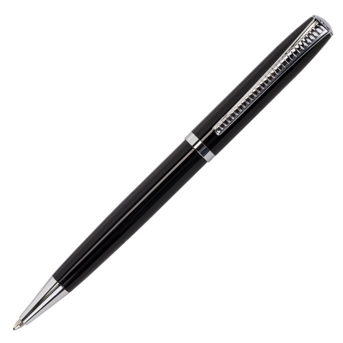 Ручка подарочная шариковая BRAUBERG "Cayman Black", корпус черный, линия письма 0,7 мм, синяя фото 2