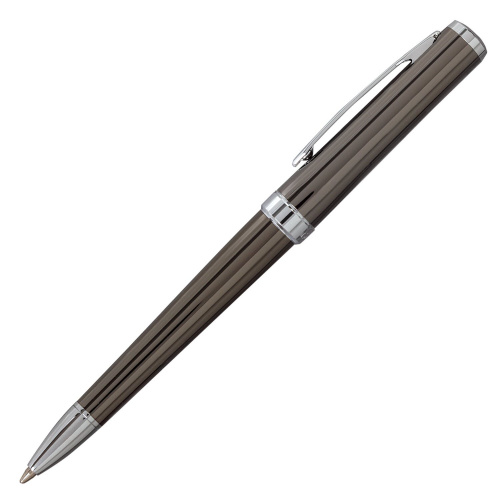 Ручка подарочная шариковая GALANT "PASTOSO", корпус оружейный металл, детали хром, синяя фото 7