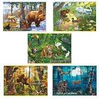 Альбом для рисования HATBER "В сказочном лесу", А4, 20 л., 205х290 мм, скоба, обложка картон
